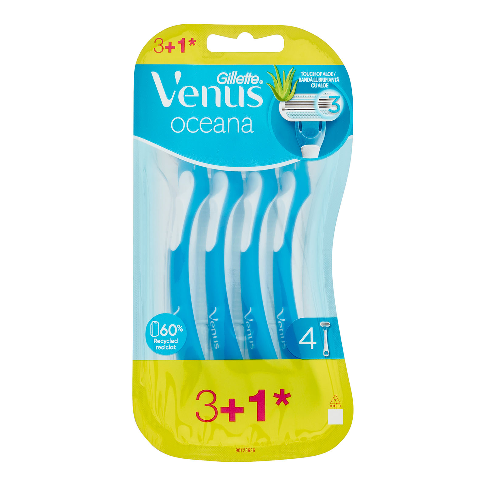 102374 GILLETTE LAME Venus Oceana 3+1 Rasoi Usa e Getta