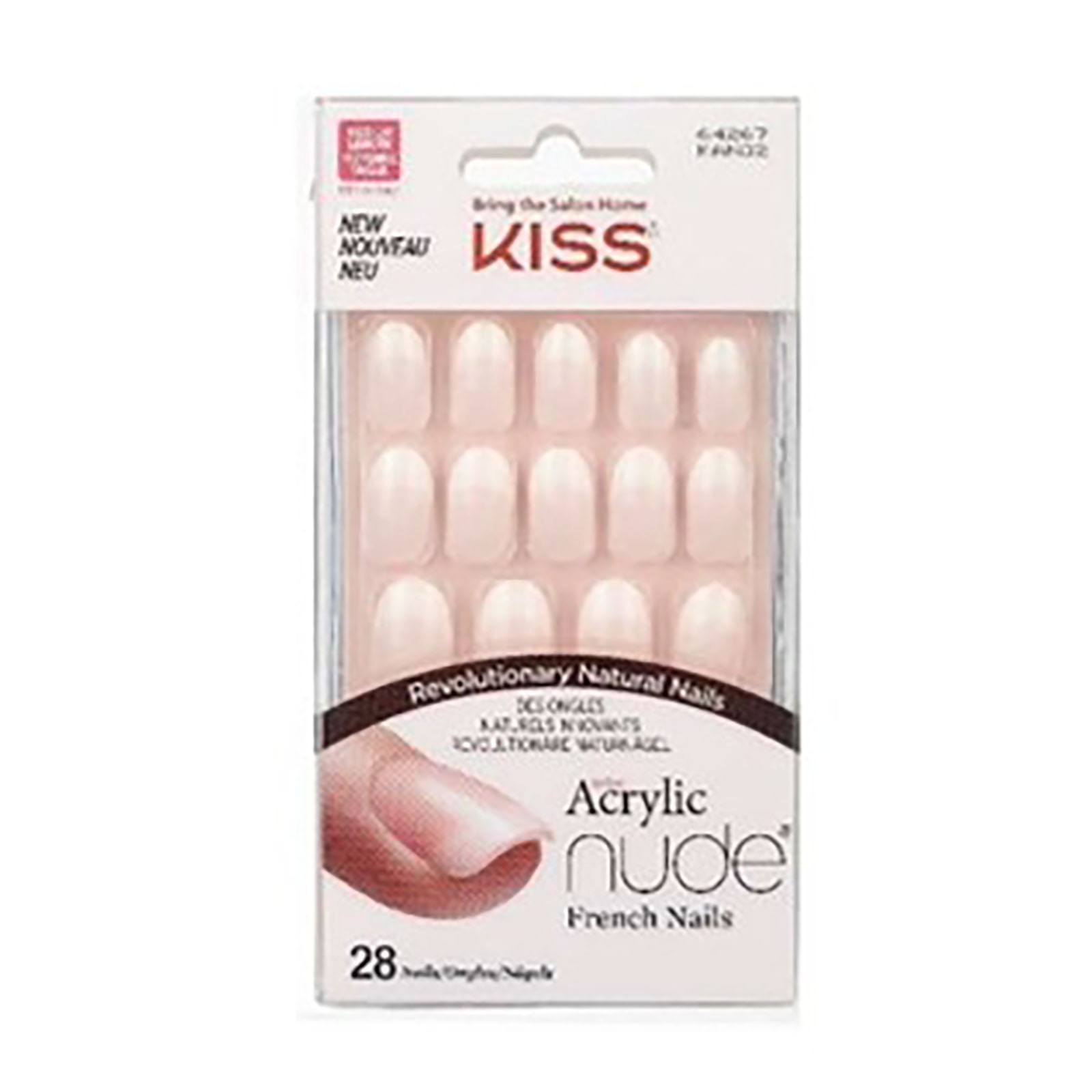 113059 PAM TRATTAMENTO UNGHIE KISS SALON ACRYLIC NUDE KAN02C