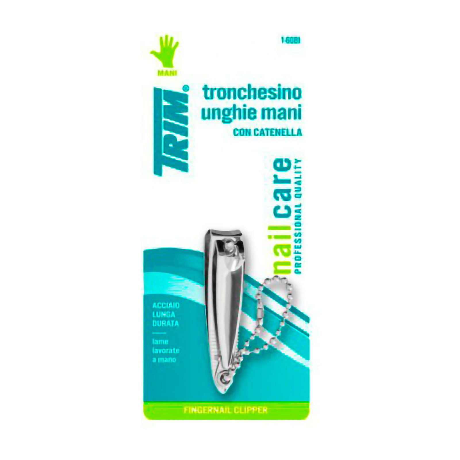 113313 LINEA TRIM Tagliaunghie Mani con Catenina 1-60BI