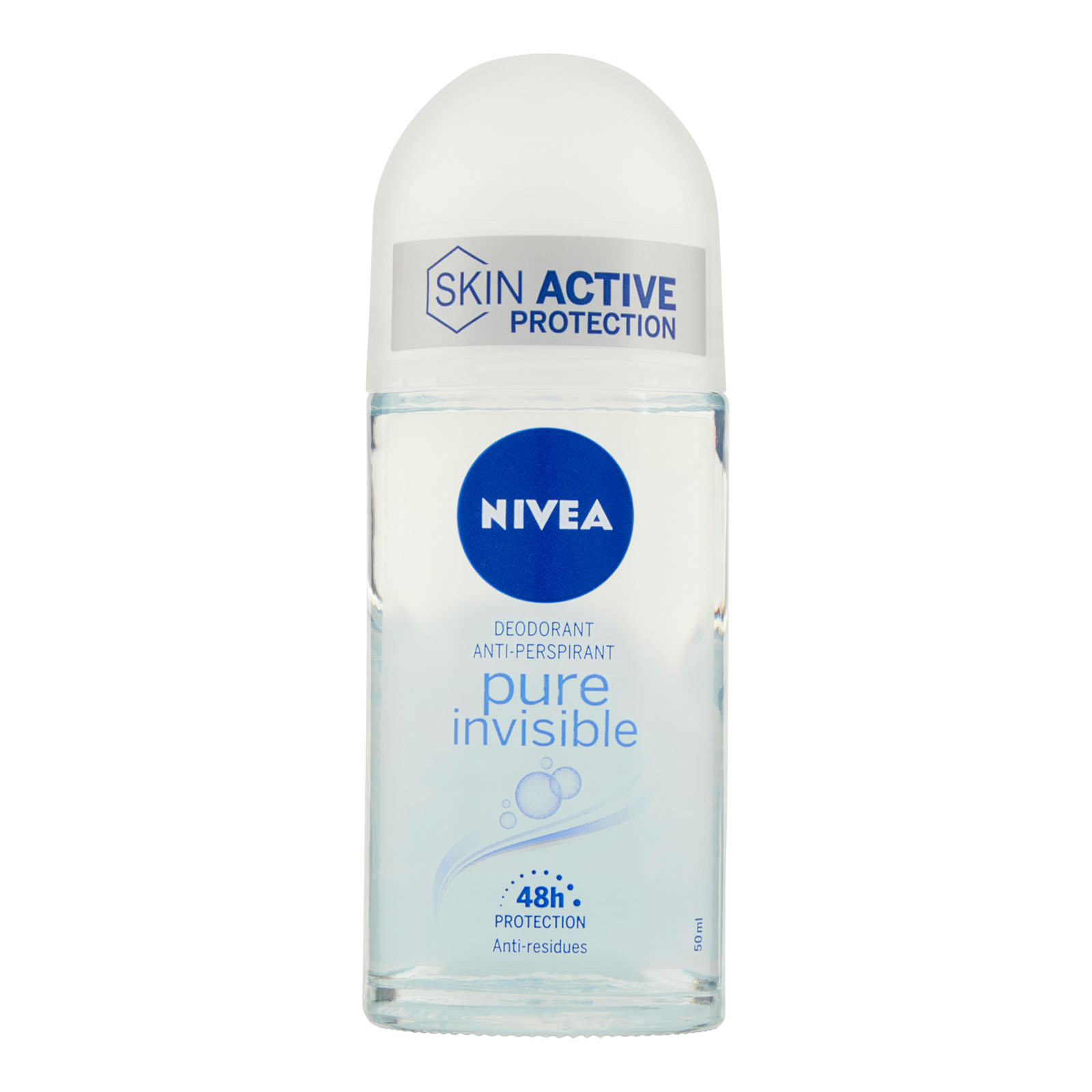 114339 NIVEA DEODORANTE Pure Invisible - Deodorante Roll-On 50 ml