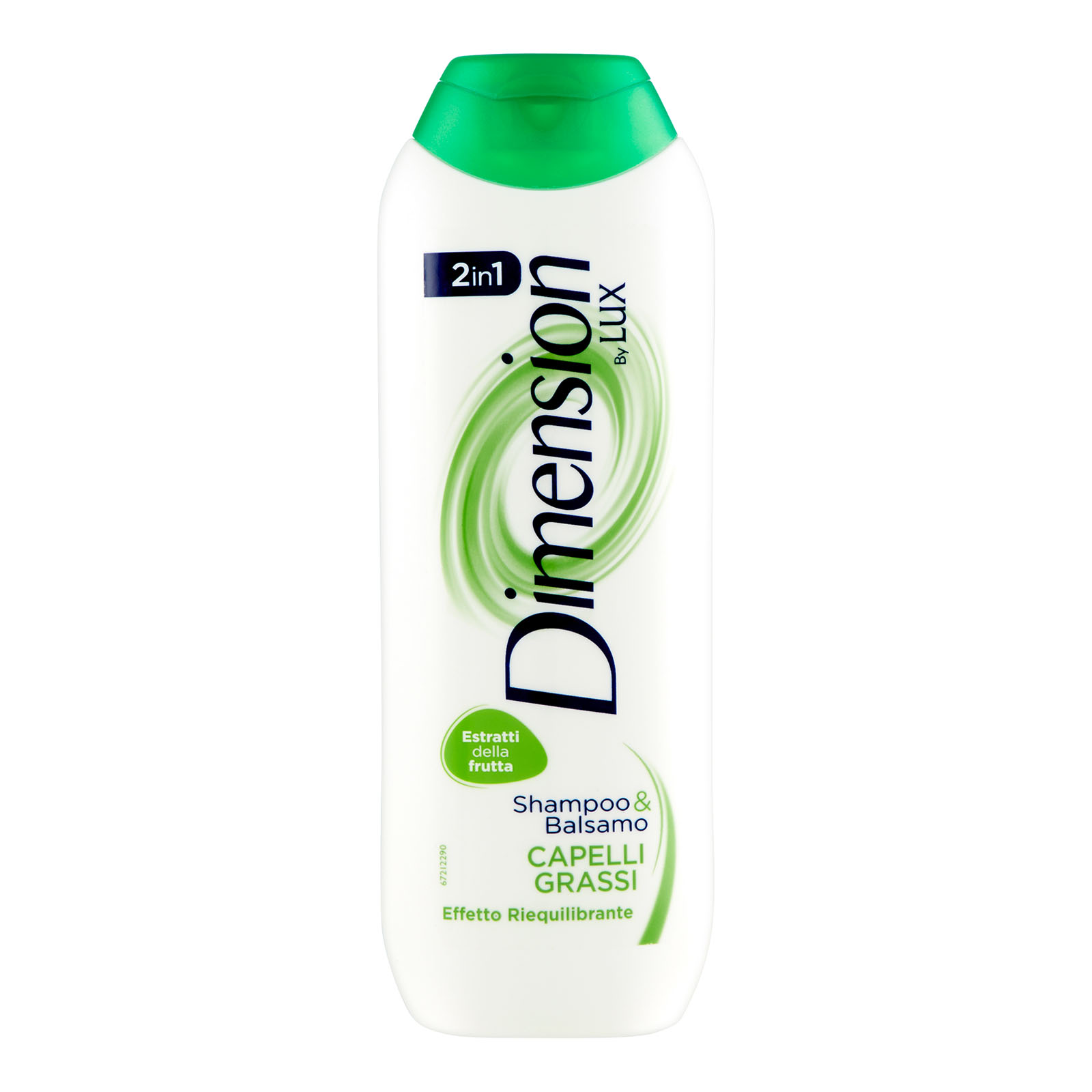 114561 DIMENSION FRUIVIT by Lux 2in1 Shampoo & Balsamo Capelli Grassi 250 m