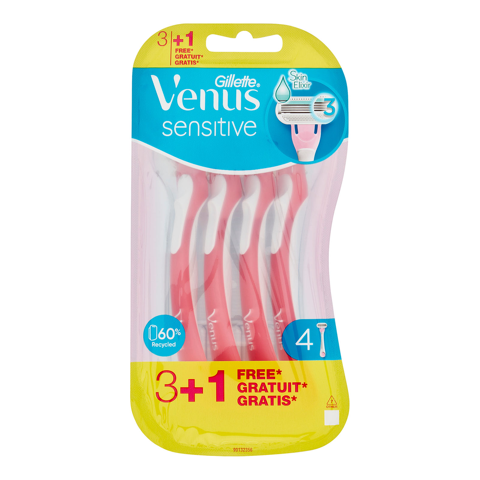 115526 GILLETTE LAME Venus Sensitive 3+1 Rasoi Usa&Getta