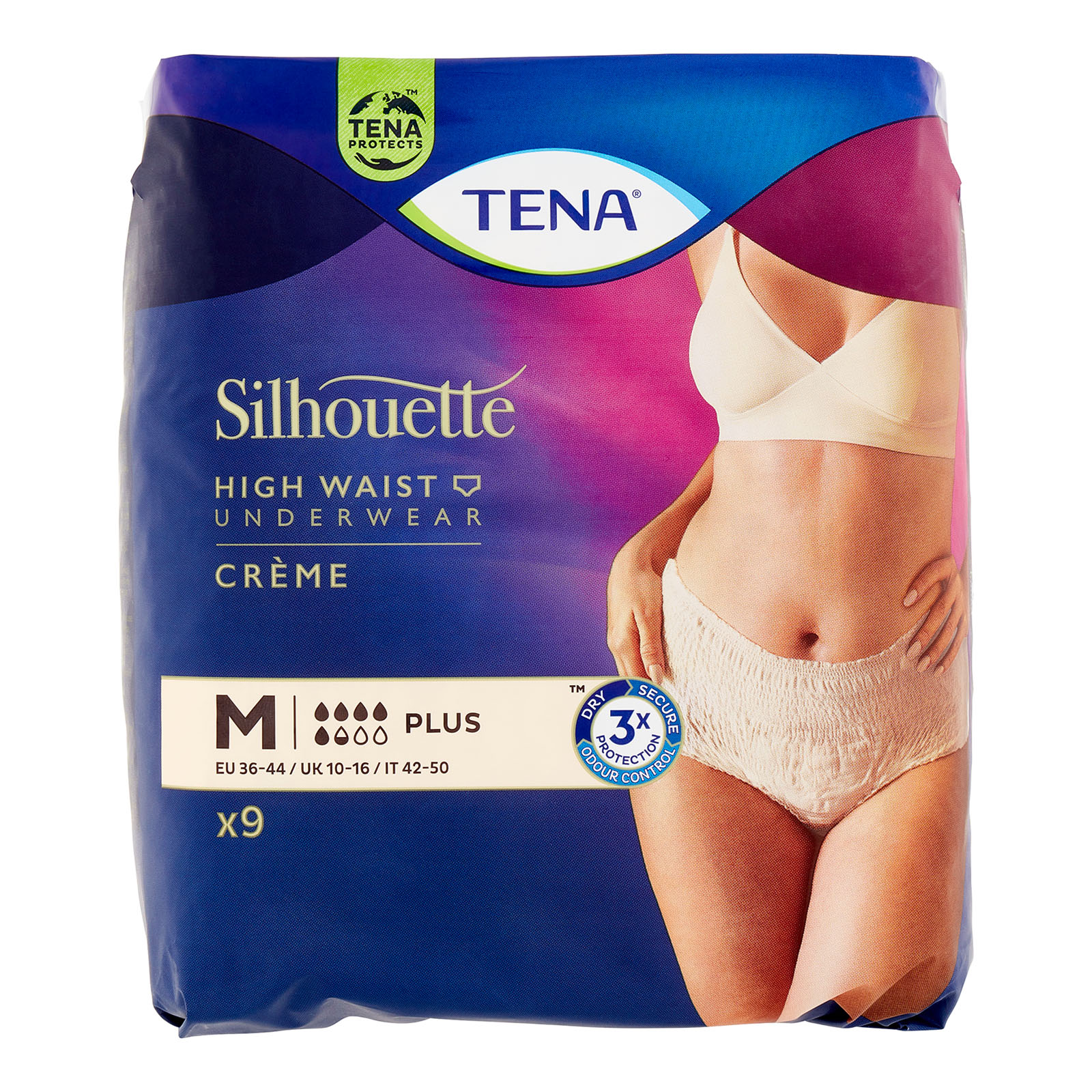 117501 TENA LADY Pants Plus Medium x 9