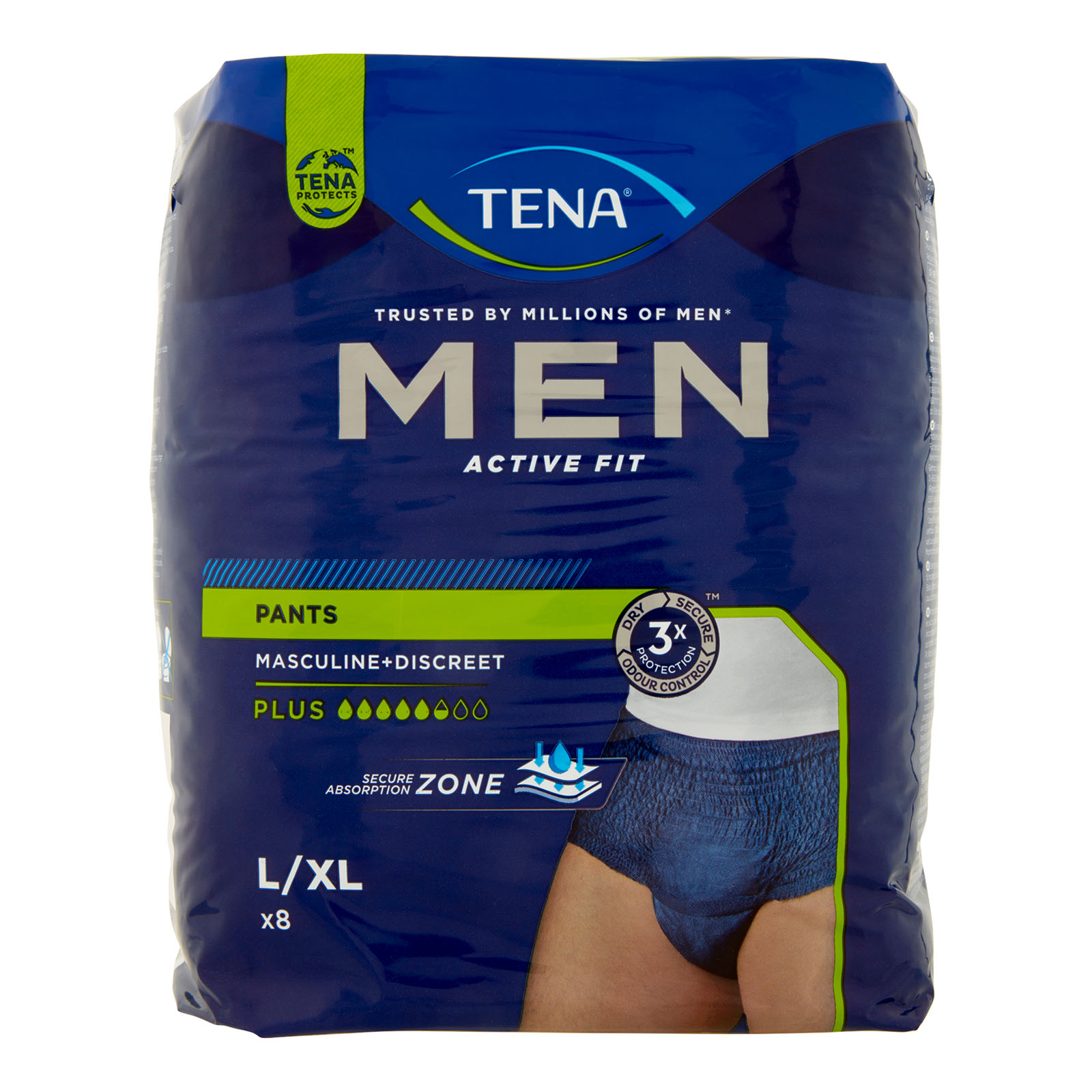 117502 TENA LADY Pants Man Plus Large x 8