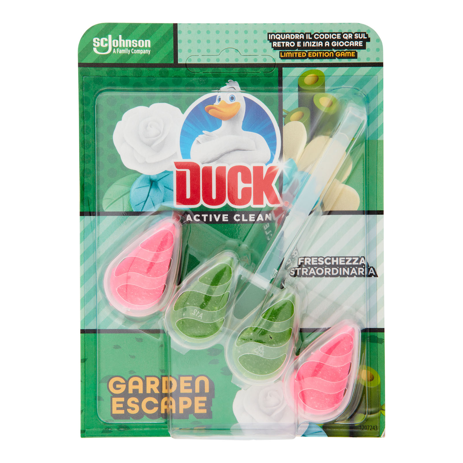 123907 DUCK TAVOLETTA FLOREAL FANTASY