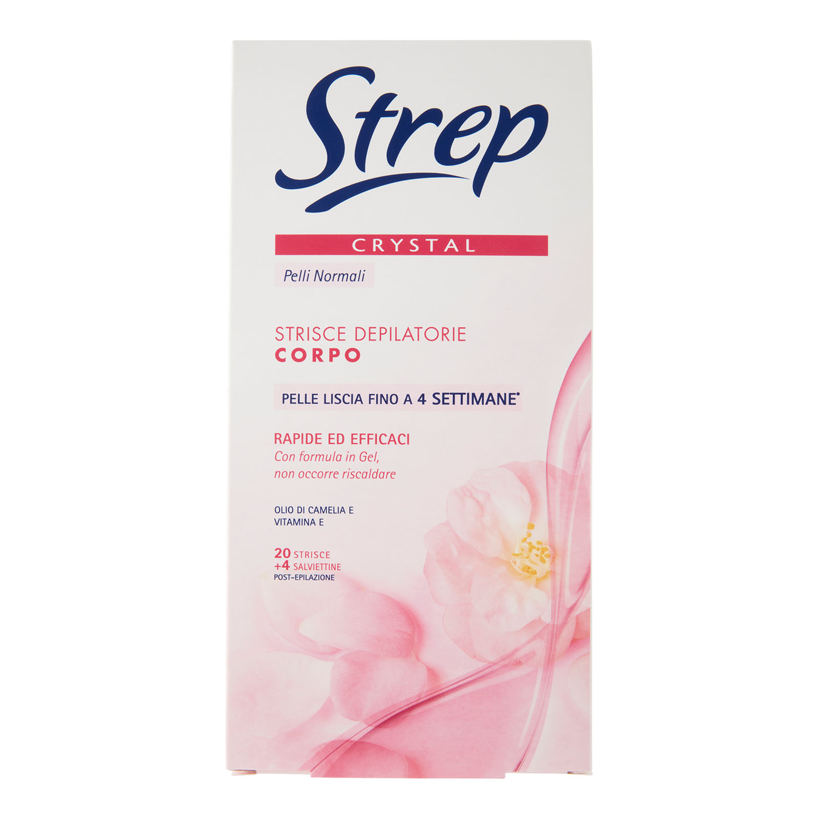 126063 STREP Crystal Strisce Depilatorie Corpo Trasparenti 20 S