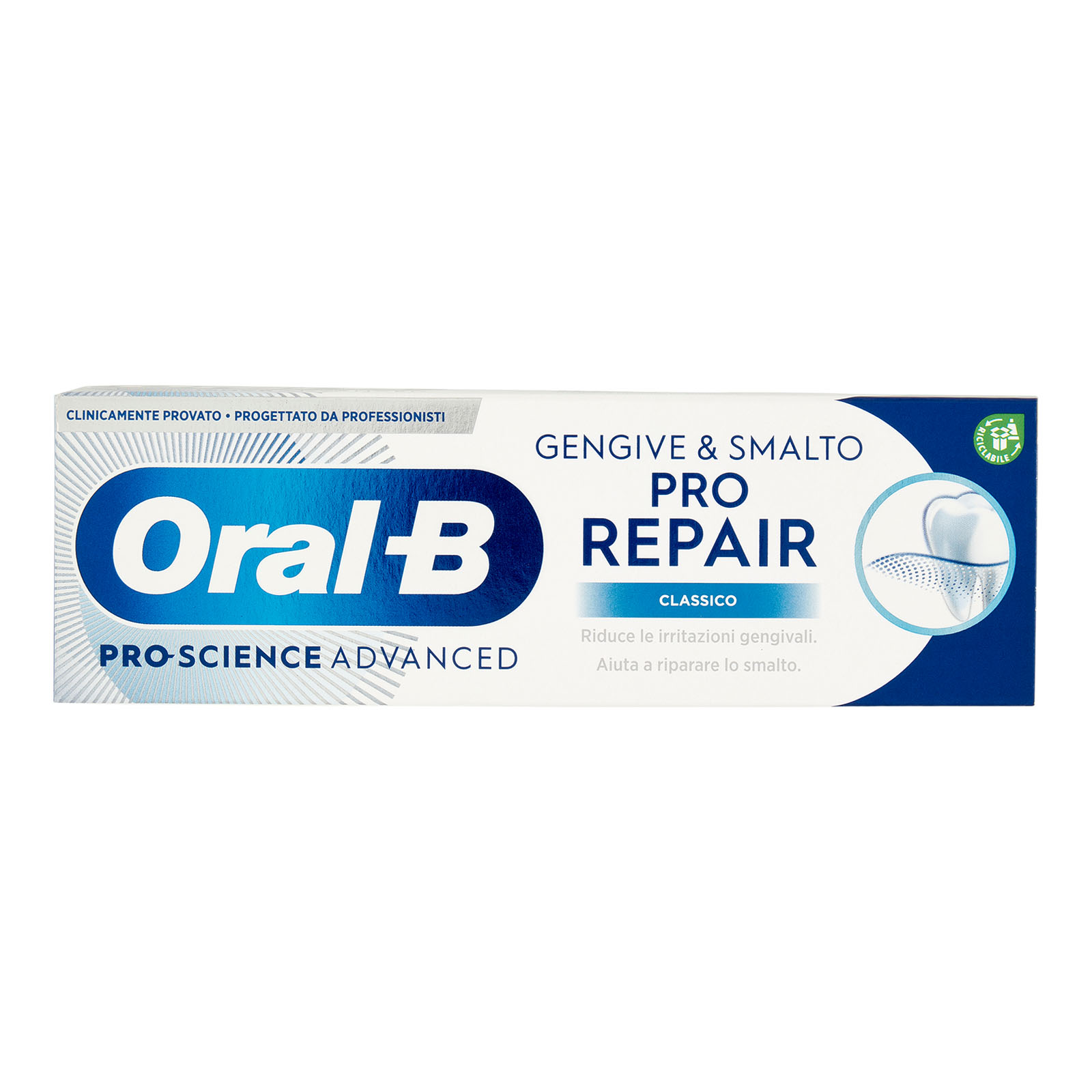 126836 Oral B Professional gengive & smalto Pro repair classico dentifricio (75 ml)
