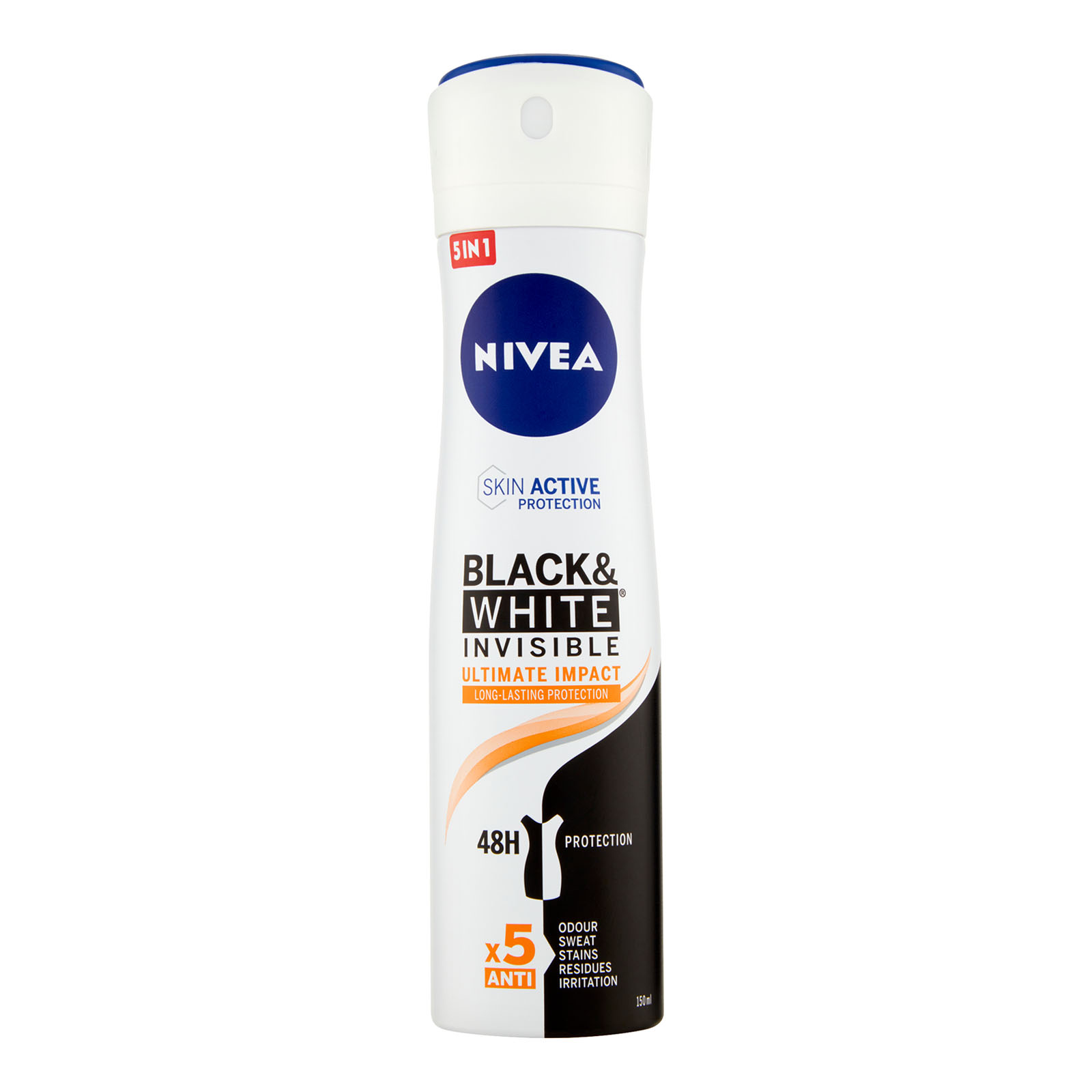 136041 BEIERSDORF Anti-Perspirant Black&White Invisible Ultimate Imp