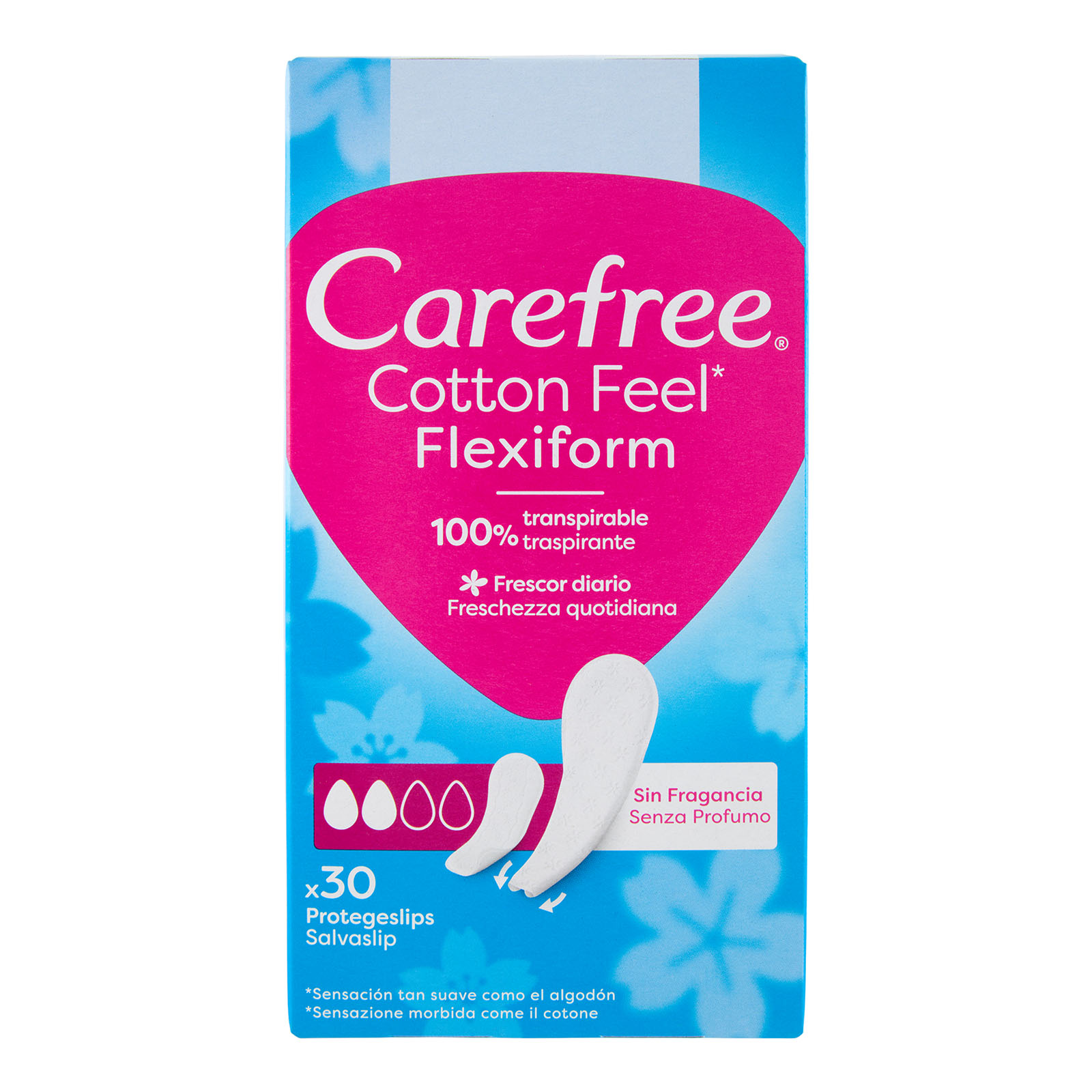 160388 CAREFREE Proteggi Slip Adatto Per Slip Perizoma Tanga Flexi