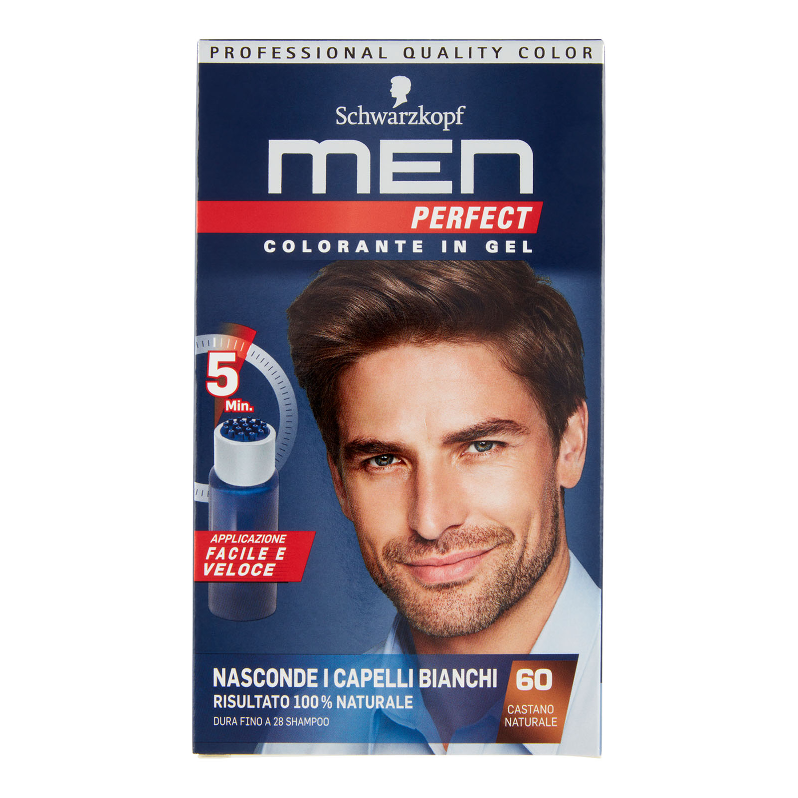 72394 MEN PERFECT Men Perfect Colorante in Gel 60 Castano Naturale