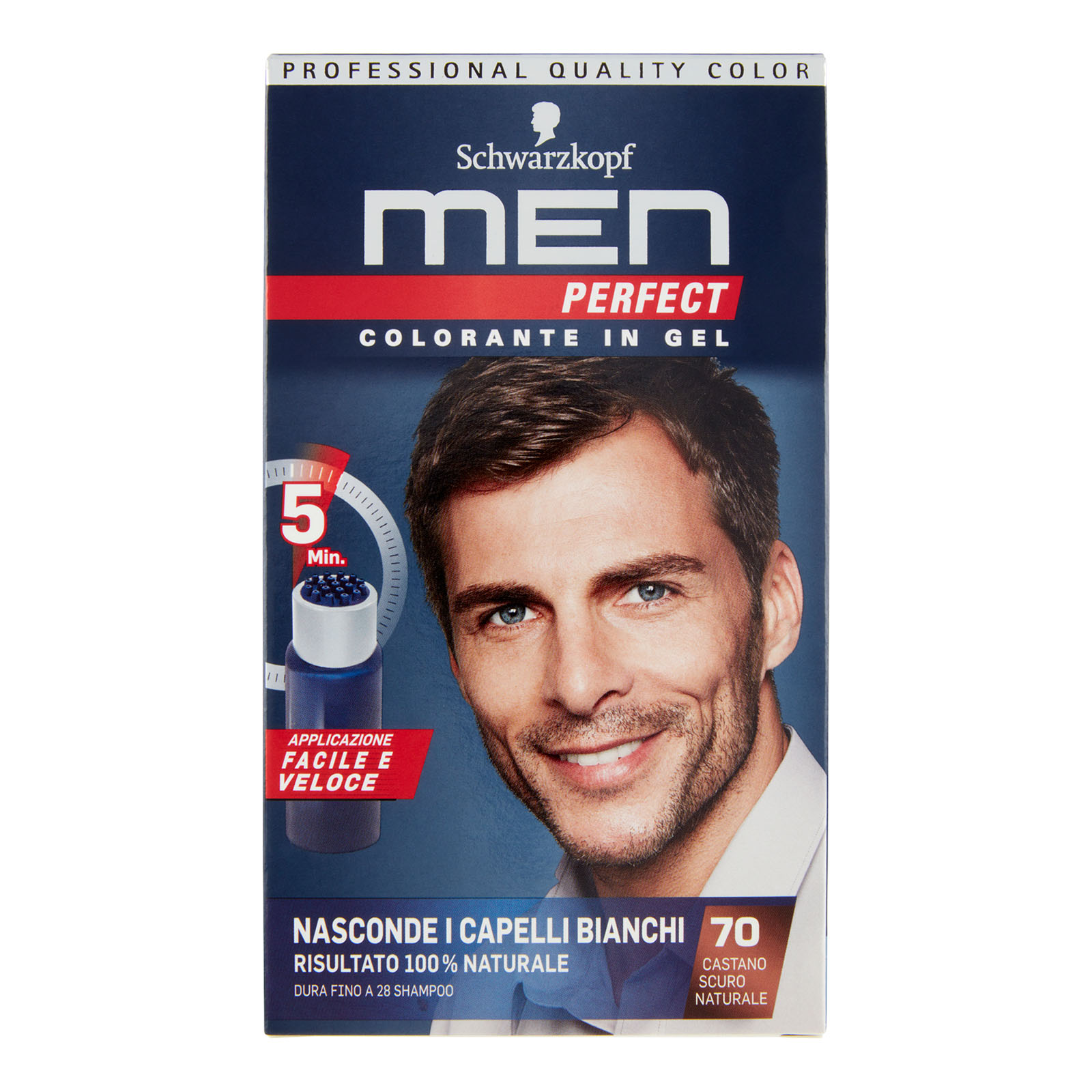 72395 MEN PERFECT Men Perfect Colorante in Gel 70 Castano Scuro Natu