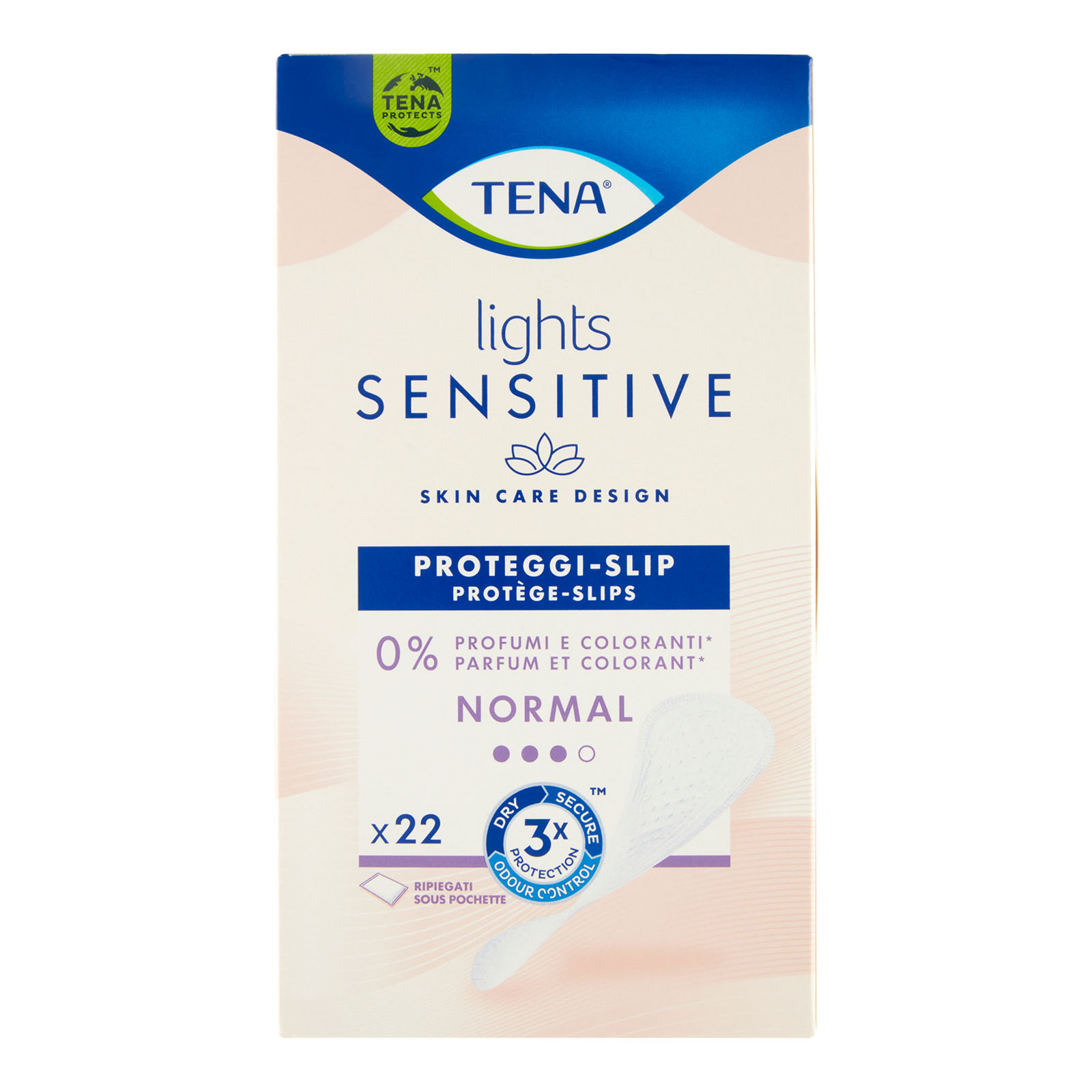 99394 TENA LADY Lights Normal Ripiegati 22 Proteggi Slip